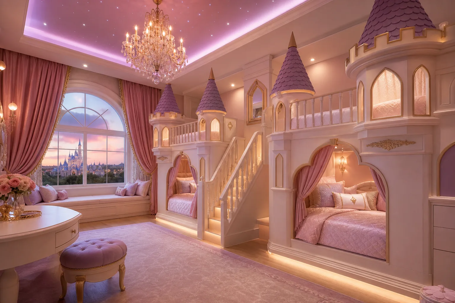 Princess Theme — vacation rental theme room design