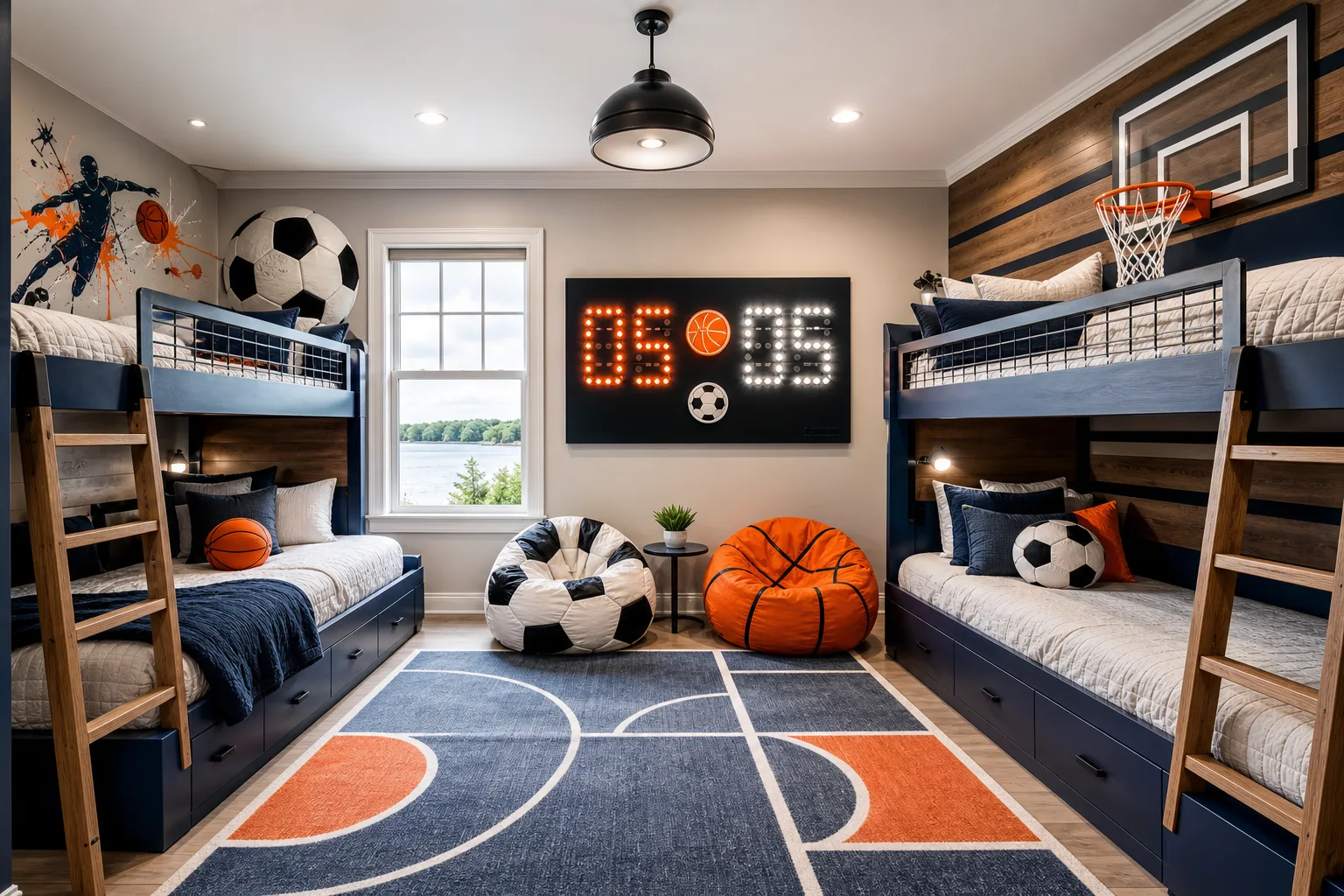 Sports Theme — vacation rental theme room design