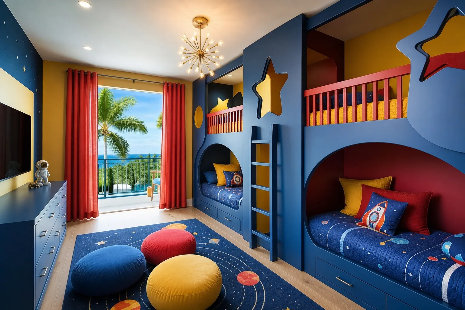 Superhero Theme — vacation rental theme room design