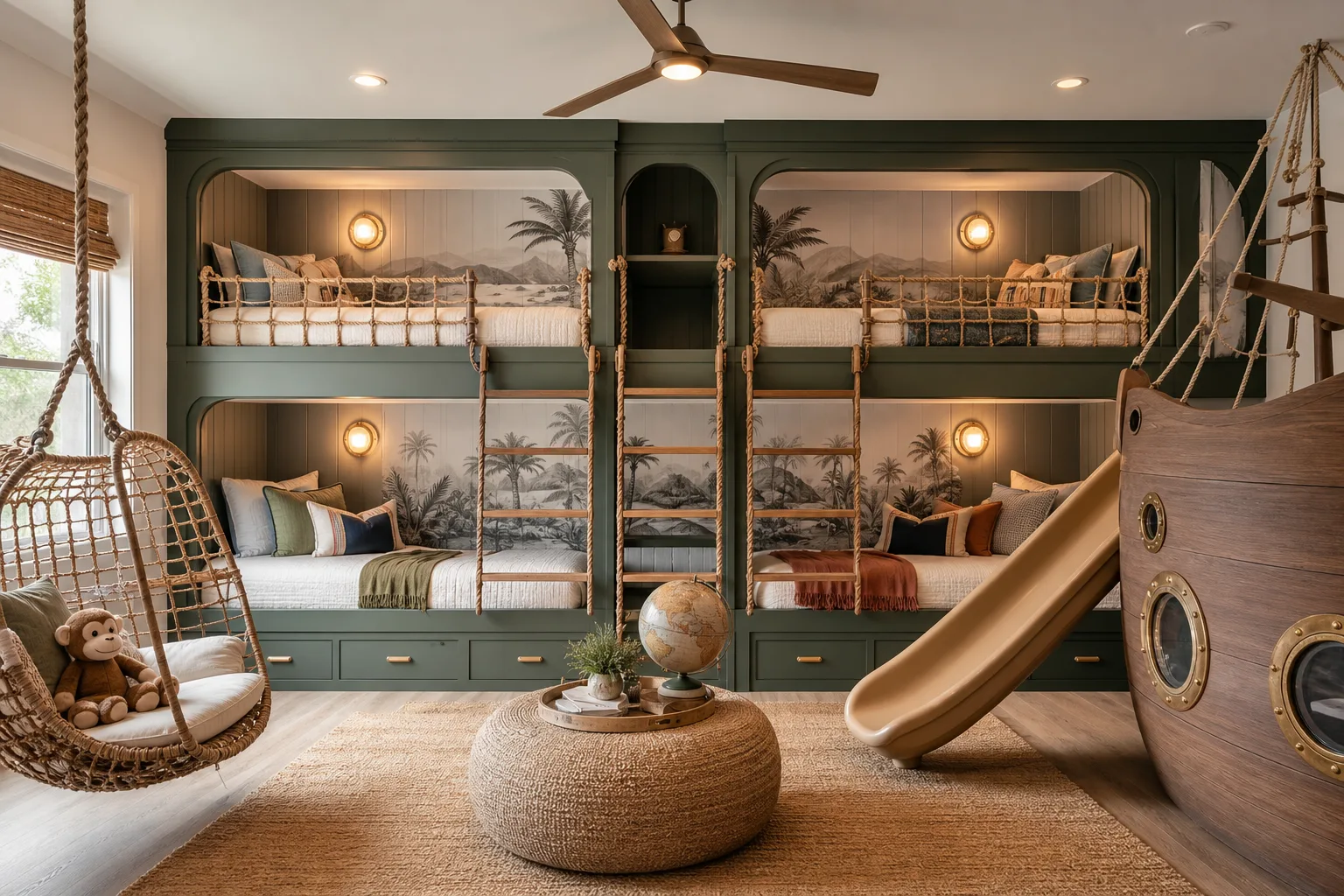 Bunk Room Planning — vacation rental theme room design