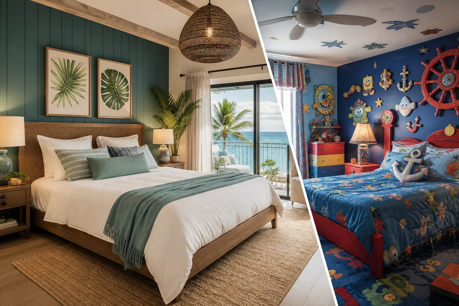 Themed Room Build — vacation rental theme room design