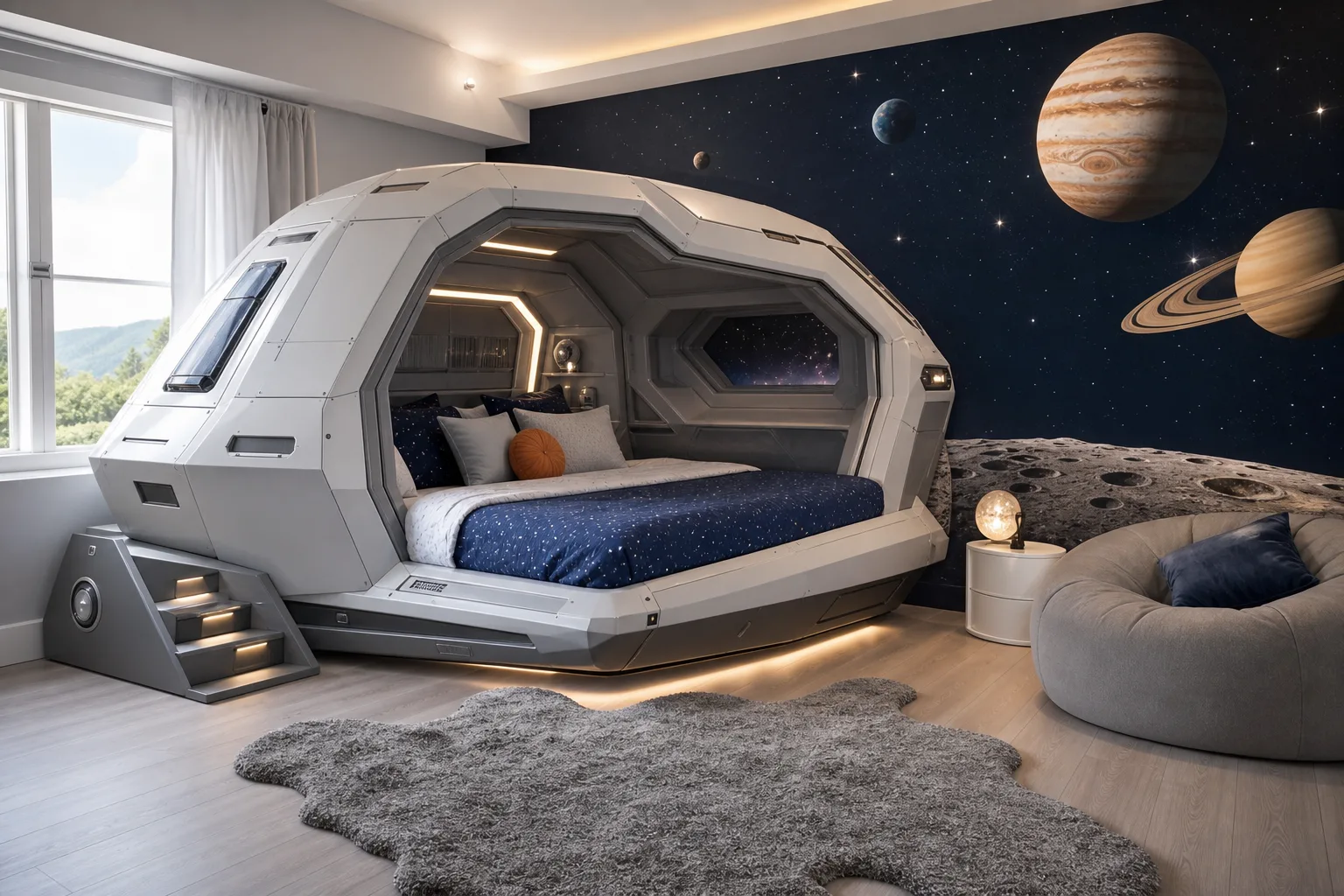 Vacation rental theme room design