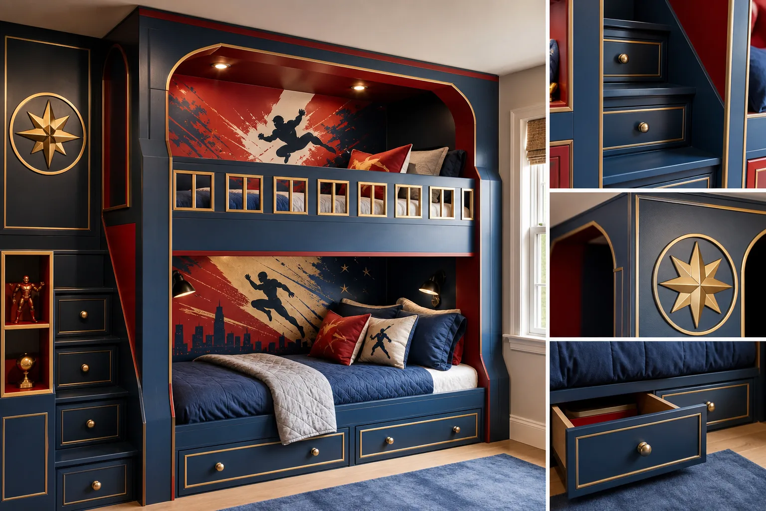 Vacation rental theme room design