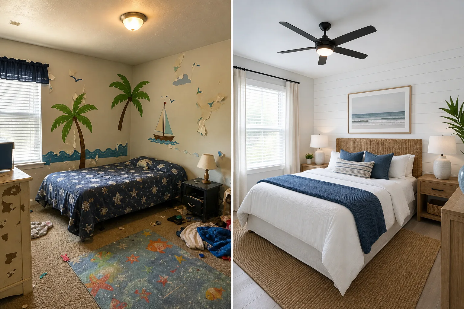 Vacation rental theme room design