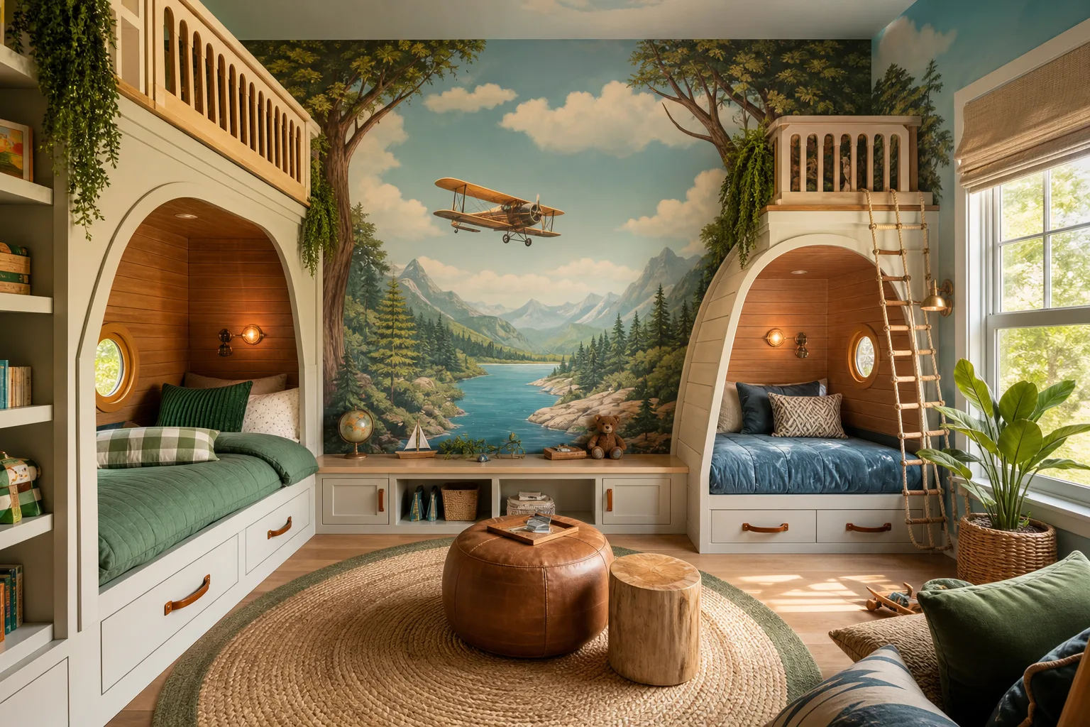 Vacation rental theme room design