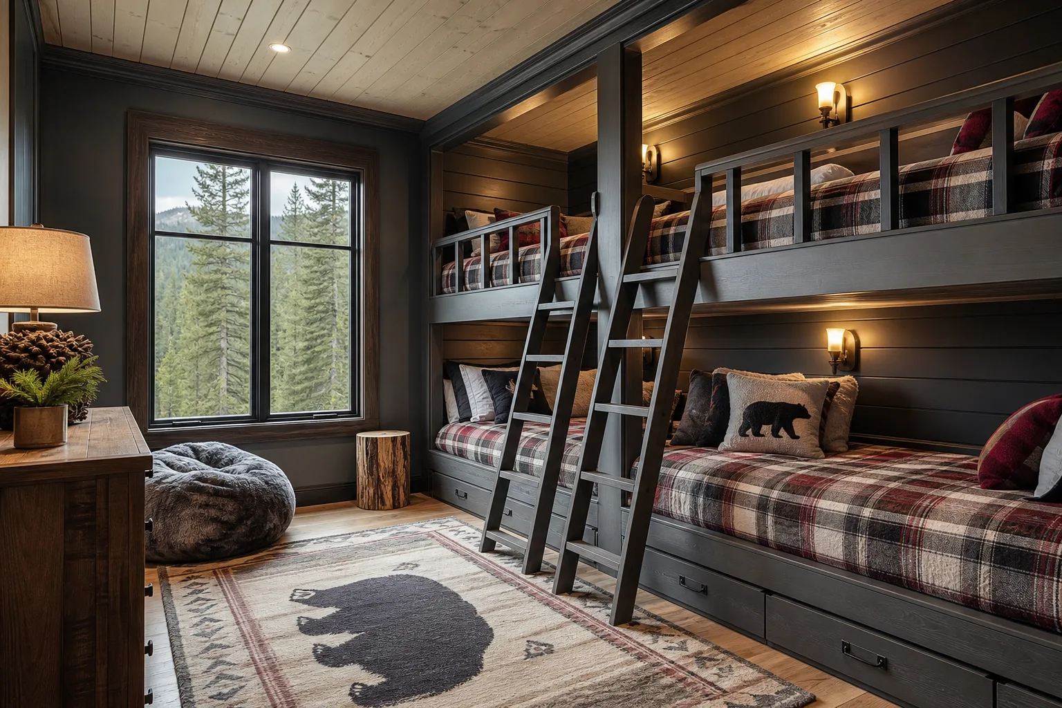 Vacation rental theme room design