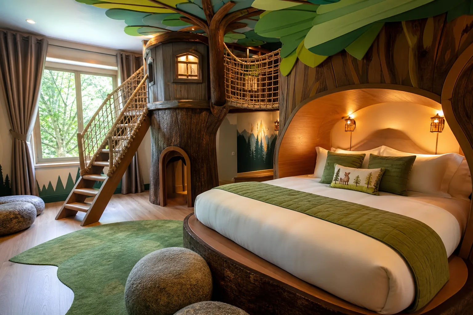 Vacation rental theme room design